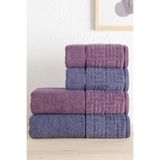 Minoset 4'lü Banyo Hamam Takımı 100% Pamuk (2 Adet 70x140 Havlu, 2 Adet 50x90 El, Yüz, Saç Havlu) - Yumuşak