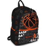 Minosso Basketbol Desenli Erkek Çocuk Ilkokul Sırt Çantası 1010 - Siyah