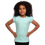 Mint Basic Kız Çocuk Sıfır Yaka Karpuz Kol Tişört - 3 Yaş