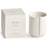 Mint & Cut Grass Kokulu Mum 10 cm - Beyaz - Standart
