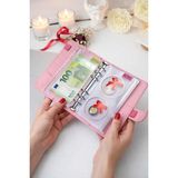 Mint Design Birikim Ajandası - Bütçe Planlayıcı Cüzdan - Pembe - Toz Pembe