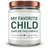 MINT SUGAR CANDLE COMPANY Anneler Günü veya Doğum Günü için Anne Mum Hediyeleri, Nane Şekeri Mum Şirketi 9oz Çiçek Çiçeği Aromalı Soya Mumu Mumu, ABD'de üretilmiştir, Komik Eşsiz Sevimli Anneler Kızı veya Oğlundan Hediye
