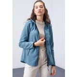 Mint Yeşili Dik Yaka Fermuarlı Rahat Form Kadın Polar Sweatshirt - 97173