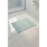 Mint Yeşili Greek Ayak Havlusu - 50X70 Cm, 245 Gr, %100 Pamuk, Spa Ve Otel Banyo Paspası, Günlük Kullanıma Uygun