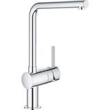 Minta Tek Kumandalı Eviye Bataryası - 31375000 - Krom