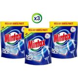 Mintax Bulaşık Makinesi Tablet Deterjanı 3 x 100 Tablet Güçlü Temizlik ve Ferah Koku
