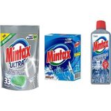Mintax Bulaşık Makinesi Tableti Hepsi Bir Arada 33'lü + Mintax Bulaşık Makinesi Tuzu 1.5 kg + Mintax Bulaşık Makinesi Temizleyicisi
