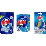 Mintax Bulaşık Tableti 50'li + Mintax Bulaşık Makinesi Tuzu 1.5 kg + Mintax Bulaşık Makinesi Kokusu
