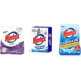 Mintax Elde Yıkama Toz Deterjan 1 kg + Mintax Tül ve Çamaşır Beyazlatıcı + Mintax Sodamatik - 1,7 kg