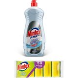 Mintax Ultra Sıvı Bulaşık Deterjanı 750 ml + Mintax 5'li Sünger