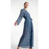 Minteks Linea Mist Uzun Bol Kimono Sabahlık