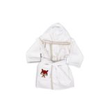 Minteks Natural Boho Tilki Nakışlı 100% Pamuk Bebek ve Çocuk Bornozu