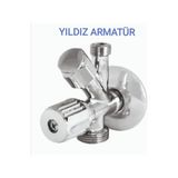 Mintev Çamaşır-bulaşık Musluğu Ve Taharet Musluğu Çıkışlı Birleştirici Tek Muslukta Çift Fonksiyon