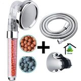 Mintev Eco Duş Seti Filtreli Boncuklu Krom Hortum ve Mafsal ile Ergonomik Kullanım Sunar