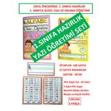 mintikbirler Okul Öncesi Ve 1. Sınıf Okuma Yazma Öğretimi Etkinlik Kitabı, Alfabe Defter 1 Set