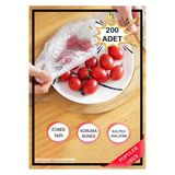 Mintola 200 Adet Tencere & Tabak Bonesi, Gıda Bonesi, Saç Bonesi, Çok Amaçlı Bone, Yemek Bonesi