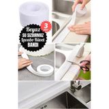 Mintola 3 Adet Sızdırmazlık Bandı Lavabo Bantı Banyo Mutfak Lavabo Küvet Duş Teknesi Su Geçirmez Kenar