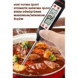 Mintola Dijital Gıda Termometersi Sıvı Gıda,Et,Su,Süt Yiyecek Sıcaklık Ölçer Mutfak Için Gıda Termometresi