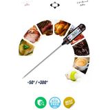 Mintola Dijital Gıda Termometresi Net Ölçüm Bpa Free Daldırma Tip Süt Mama Sıcaklık Ölçer