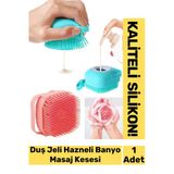 Mintola Özel Üretim Evcil Hayvan Bebek Çocuk Sabun Şampuan Duş Jeli Hazneli Banyo Masaj Fırçası Lif Kesesi