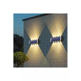 Mintola Store Güneş Enerjili Led Aplik Ct-8010 - Solar Enerjili Bahçe Aydınlatma