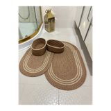 Mıntors Home Jüt , Hasır ,banyo Paspas Takımı, Banyo Sepet Takımı, Klozet Takımı