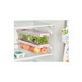Minty Life 2'Lİ KAPAKLI, TAŞIMA KULPLU, UZUN 3,5 Lt Buzdolabı & Dolap Içi Düzenleyici Organizer