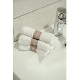 Minuche Bambu Bebek Havlusu 6'lı - Ultra Yumuşak ve Emici Bebek Banyo Yüz Havlusu - Hassas Ciltler - Beyaz - Ekru - Beyaz