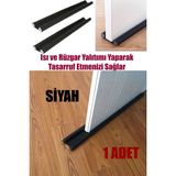 Minufco Ankaflex 1 Adet Çift Taraflı Kapı Altı Rüzgar Soğuk ve Haşere Önleyici Isı Yalıtım Süngeri - Siyah