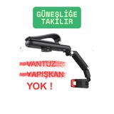 minufco Çok Fonksiyonlu 360 Derece Dönebilen Kıstırmalı Ev Ofis Yatak Odası Ve Araç Içi Telefon Tutucu