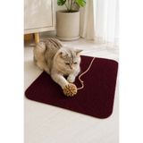 MİNUZ Kedi Tırmalama Paspası Çıngıraklı Toplu Oyun Halısı Kedi Yatma Dinlenme Alanı Tırmalama Matı Ev İçi Kedi Oyuncağı