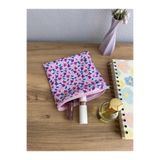 minyaturhayalim Çiçekli astarlı küçük cüzdan mini makyaj çantası ped çantası kese ölçüleri 14*14cm
