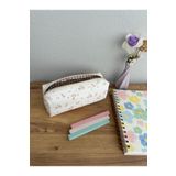 minyaturhayalim Mini Mini Çiçek Desenli Kalem Kutusu Kalemlik Astarı Yıkanabilir Ölçüleri 20-7-6cm