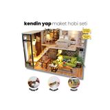 minyaturia Kendin Yap Minyatür Modern Villa| Minyatür Maket Ev | Dıy Hobi Seti Ve Toz Koruma Camı