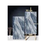 minyon 30x60 Kendinden Yapışkanlı Mermer Fayans Görünümlü Mutfak Banyo Wc Yer Duvar Pvc Folyo Panel Kaplama