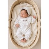 Minytrendy Kız Bebek Isimli Yenidoğan Tulum Boneli Hastane Çıkışı Takım Bebek Hediyelik Mevlüt Kıyafeti - 0 - 3 Ay