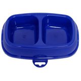 Mio 2 x 0.4 lt 2'li Küçük Plastik Kedi ve Köpek Mama Kabı