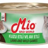 Mio 85 gr Kuzu Etli Ve Av Hayvanlı Püre Kedi Konservesi