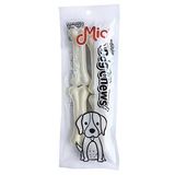 Mio Beyaz Press Deri Köpek Çiğneme Kemiği 10 cm 4 ADETX35 gr