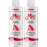 Mio Evcil Hayvan Bakım Ürünleri, Sıvı Şampuan, Çilek Aromalı, 400 ml (2 paketi)
