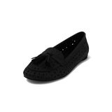 Mio Gusto Hazel Siyah Renk Püsküllü Kadın Loafer
