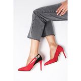 Mio Gusto Kırmızı Süet Stiletto 42