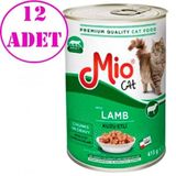 Mio Kuzu Etli 12x415 gr Kedi Maması