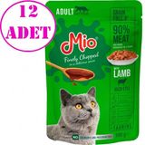 Mio Kuzulu 12x100 gr Kedi Konserve Maması