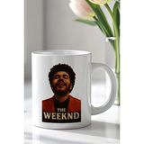 Mio Life The Weekend Tasarımlı 330ML Baskılı Beyaz Seramik Kupa Bardak - 100 Adet