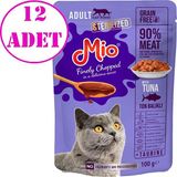 Mio Sterilised Tuna Etli 12x100 gr Yaş Kedi Maması