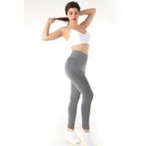 Mio Studio Gym Yüksek Bel Seamless Desenli Kadın Tayt