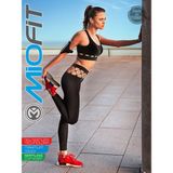 MioFit Fishnet Seamless Spor Tayt SİYAH L-XL