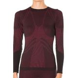 MioFit Kadın Comfortable Fit Dry Uzun Kollu Dikişsiz Spor Tişört SİYAH-PEMBE M-L