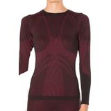MioFit Kadın Comfortable Fit Dry Uzun Kollu Dikişsiz Spor Tişört SİYAH-PEMBE S-M
